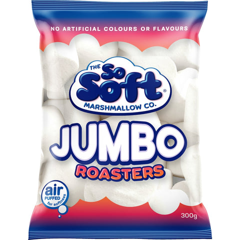 So Soft Marshmallow Jumbos 300g - Sunshine Confectionery