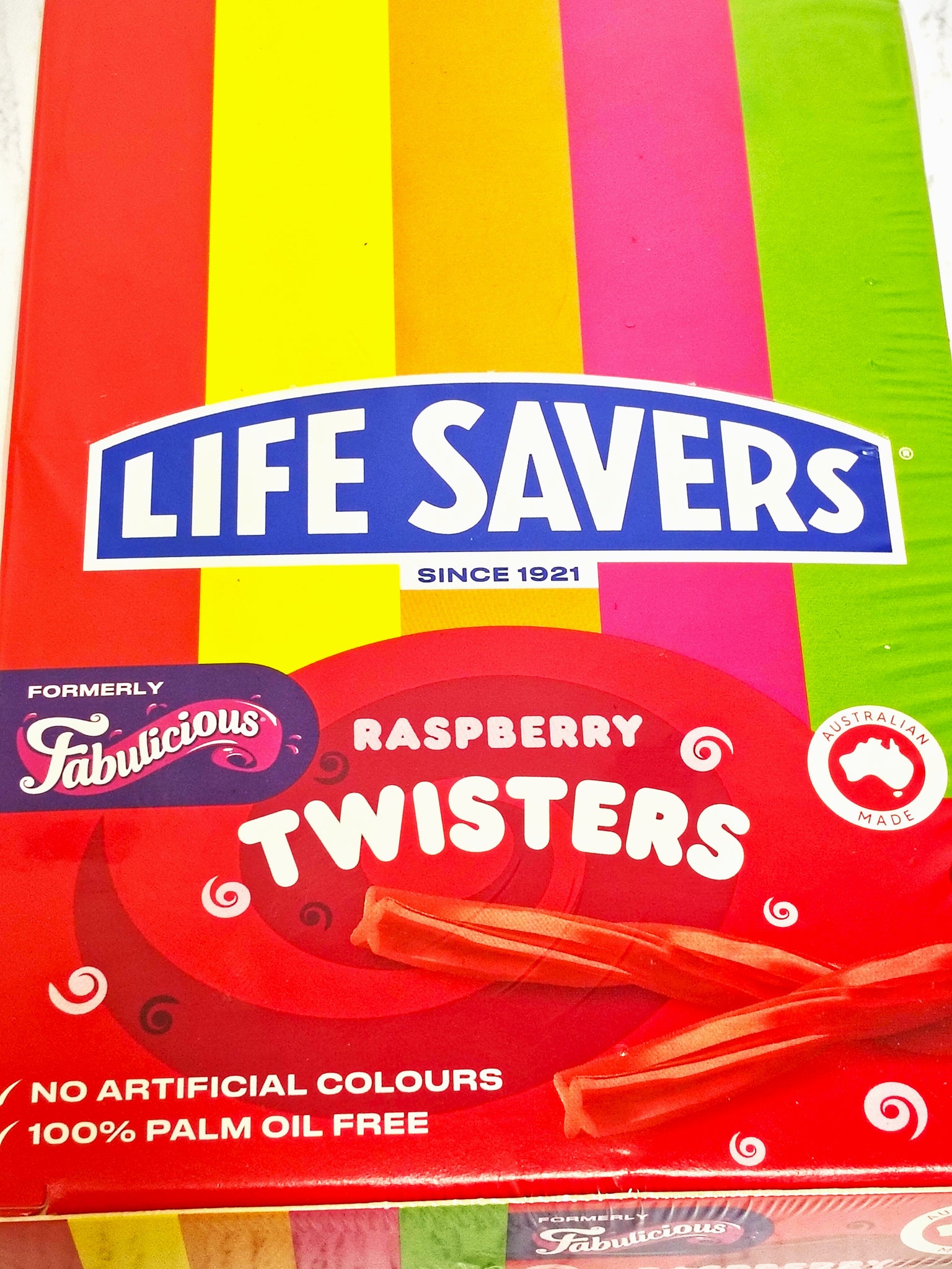 Fabulicios Raspberry Twists Life Savers Raspberry Twisters (formerly Fabulicious)