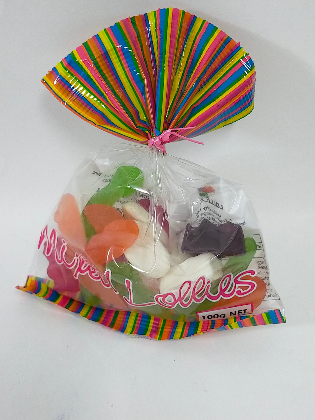 Party Mix Lolly Bags 100g - Sunshine Confectionery