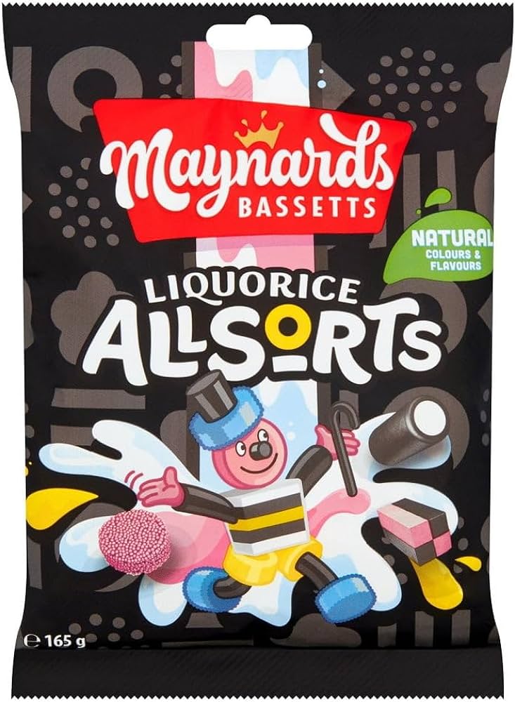 Maynards Liquorice Allsorts 165g