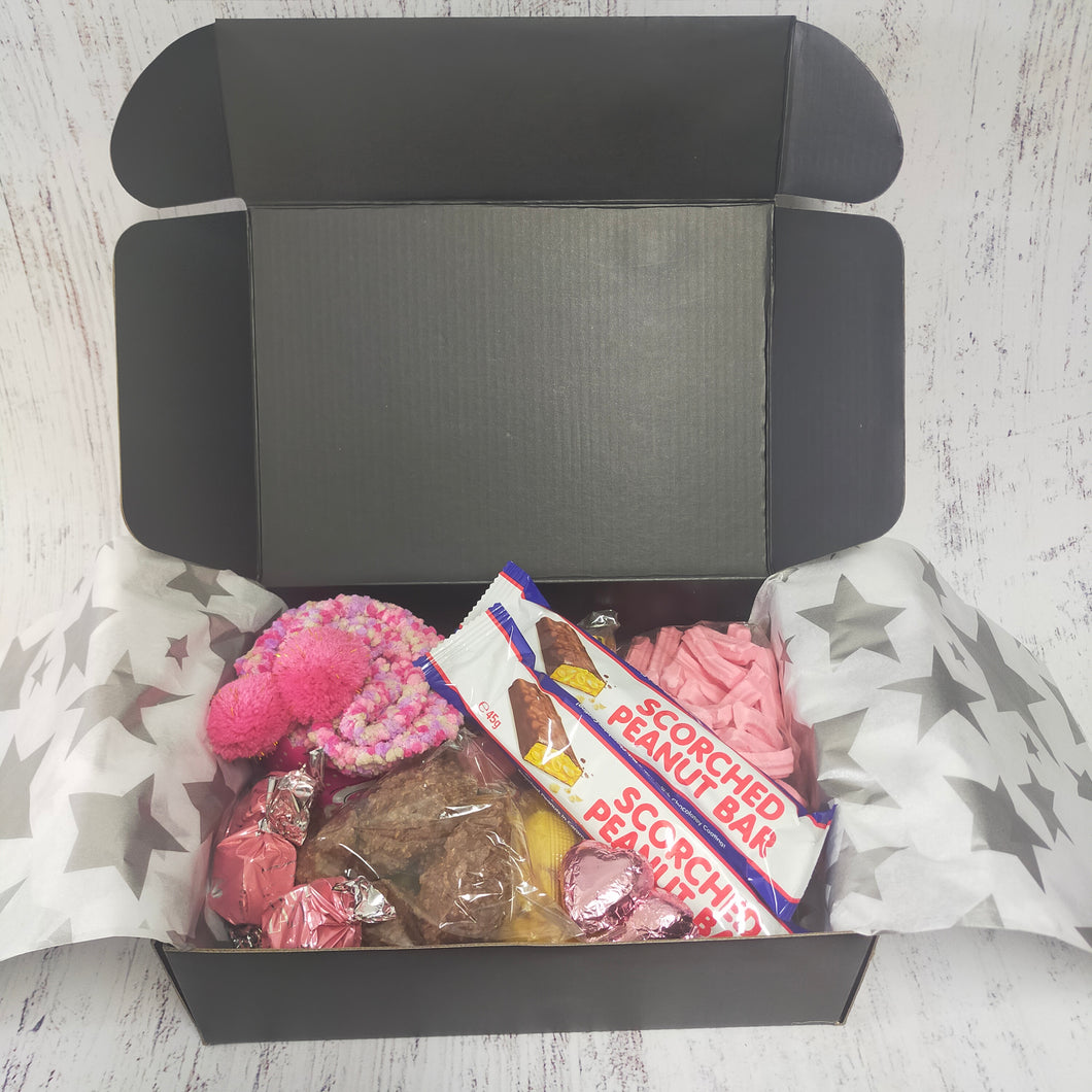 Hamper - Ladies Pamper Pack of Sweets, Chocolates and Socks - Sunshine Confectionery