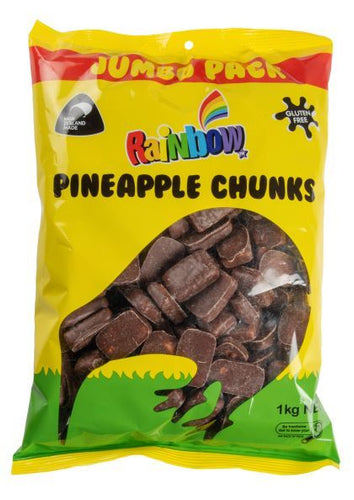 Pineapple Chunks 1kg - Sunshine Confectionery