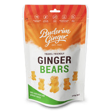 Load image into Gallery viewer, Ginger Bears by Buderim Ginger 175g - Sunshine Confectionery
