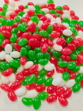 Load image into Gallery viewer, Christmas Jelly Beans Mini - Green, Red and White 1kg
