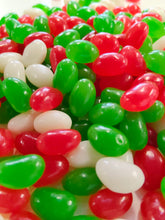 Load image into Gallery viewer, Christmas Jelly Beans Mini - Green, Red and White 1kg
