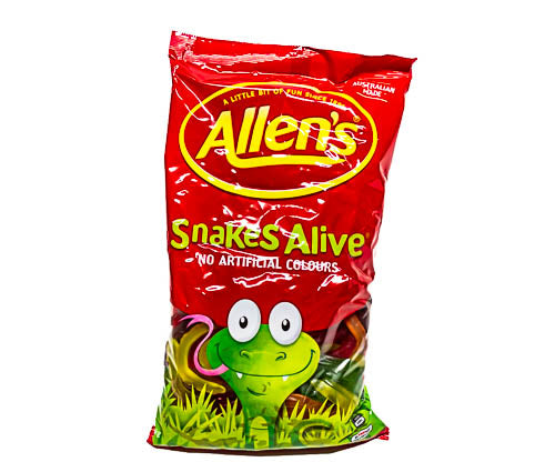Allen's Snakes Alive 6 x 1.3kg carton - Sunshine Confectionery