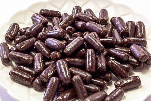 Dark Chocolate Bullets Licorice 350g - Sunshine Confectionery