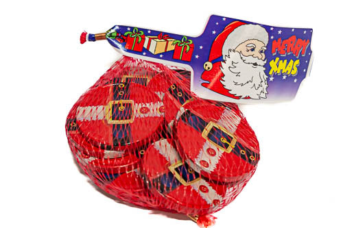 Christmas Chocolate Santa Belts - Sunshine Confectionery