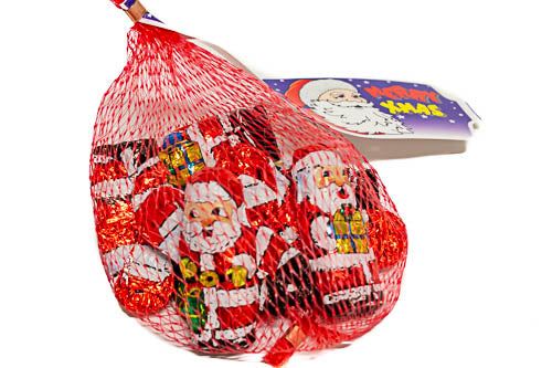 Christmas Chocolate Mini Santas - Sunshine Confectionery