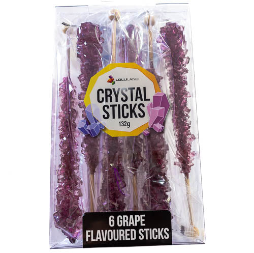 Crystal Sticks - Purple 5 sticks - Sunshine Confectionery
