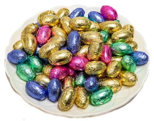 Easter Eggs Milk Chocolate Mini Solid 1kg - Sunshine Confectionery