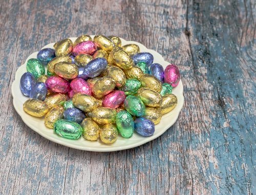 Easter Eggs Mini Solid Milk Chocolate 7.5kg - Sunshine Confectionery