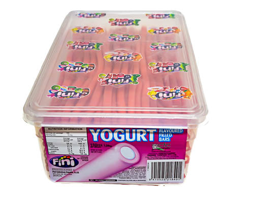 Fini Yoghurt Flavour Filled Bar tub - Sunshine Confectionery
