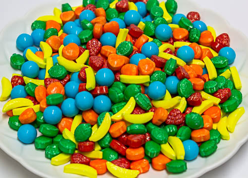 Mini Candy Fruits 2kg - Sunshine Confectionery