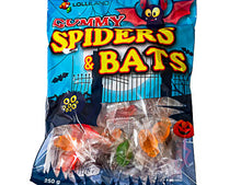 Load image into Gallery viewer, Halloween - Spiders &amp; Bats (Gummy) - Sunshine Confectionery
