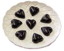 Load image into Gallery viewer, Hearts - Milk Chocolate Hearts in Black Foil - Sunshine Confectionery
