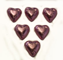 Load image into Gallery viewer, Hearts - Chocolate Hearts in Light Pink Foil (5kg bulk) - Sunshine Confectionery
