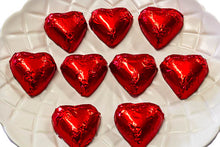 Load image into Gallery viewer, Hearts - Milk Chocolate Hearts in Red Foil 350g - Sunshine Confectionery
