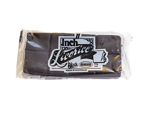 Inch Licorice Bar 50g - Sunshine Confectionery
