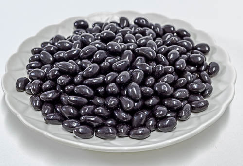Jelly Beans Mini - Black 1kg - Sunshine Confectionery