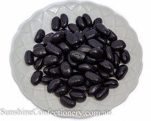 Load image into Gallery viewer, Black Jelly Beans 300g - Sunshine Confectionery
