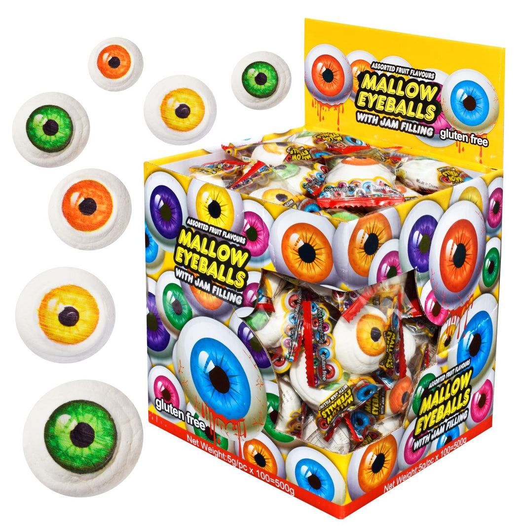 Marshmallow Eyeballs Single - Halloween - Sunshine Confectionery