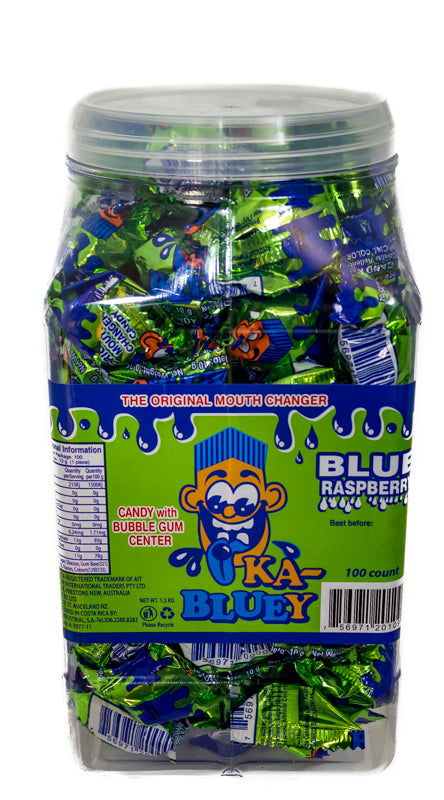 Ka-Bluey Sour Bubble Gum Balls Jar - Sunshine Confectionery