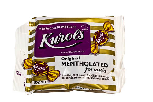 Kurols (Mentholated Pastilles) - New Zealand Sweets - Sunshine Confectionery
