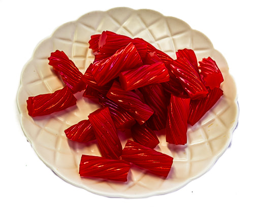 Red Licorice Short Twists 350g - Sunshine Confectionery