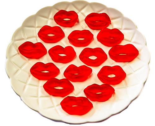Red Gummi Lips 297g - Sunshine Confectionery