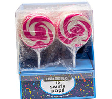Load image into Gallery viewer, Lollipops - Swirl Flat Pops Pink - Sunshine Confectionery
