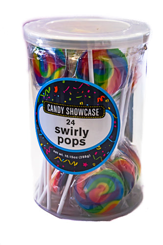 Lollipops - Swirly Pops Rainbow - Sunshine Confectionery