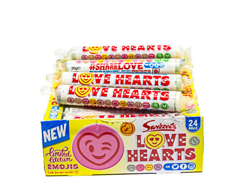Love Hearts Giant Roll by Swizzels - Sunshine Confectionery