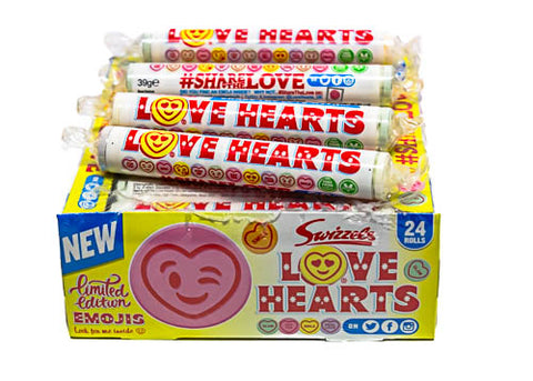 Love Hearts Giant Roll by Swizzels - Sunshine Confectionery