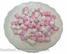 Load image into Gallery viewer, Pink &amp; White Mini Marshmallow 200g - Sunshine Confectionery
