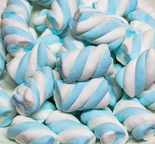 Load image into Gallery viewer, Blue Marshmallow Twists 300g - Sunshine Confectionery
