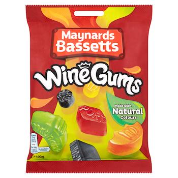 Wine Gums 190g pouch Maynards - Sunshine Confectionery