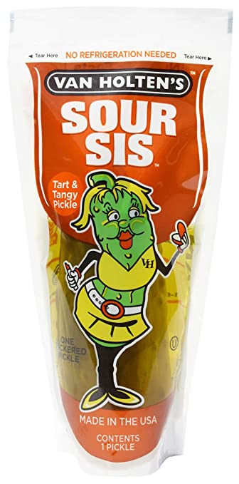 Pickles - SOUR SIS (pickle-in-a-pouch) - Sunshine Confectionery
