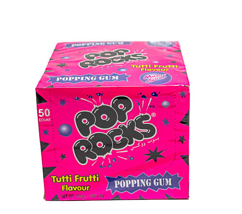 Pop Rocks Box - Bubble Gum - Tutti Frutti flavour - Sunshine Confectionery