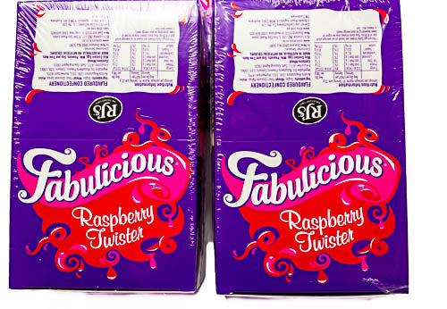 Raspberry Twisters - RJs  6kg - Sunshine Confectionery
