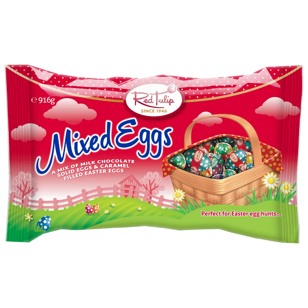 Easter Eggs Red Tulip Ultimate Hunt Egg Bag 916g - Sunshine Confectionery