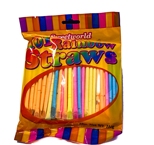 Sherbet Rainbow Straws - Sunshine Confectionery