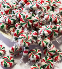 Load image into Gallery viewer, Starlight Mints 1kg - Red, White and Green - Sunshine Confectionery
