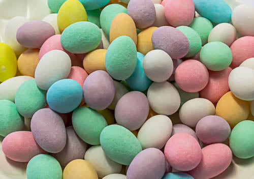 Sugared Almonds - Mixed Colours 1kg - Sunshine Confectionery