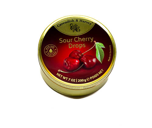 C & H Sour Cherry Fruit Drops - Sunshine Confectionery
