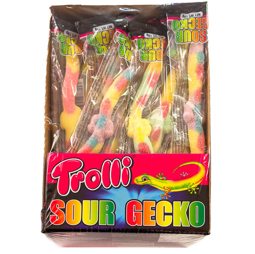 Sour Gecko Trolli Box 40pcs - Sunshine Confectionery