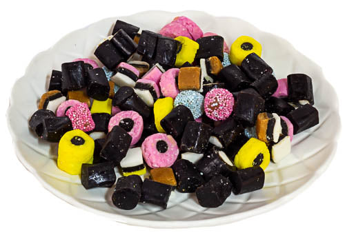 Mini Licorice Allsorts 230g - Sunshine Confectionery