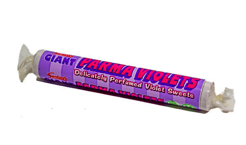 Parma Violet Roll by Swizzels - Sunshine Confectionery