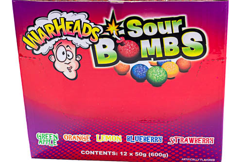 Warheads Sour Bombs 12 packs - Sunshine Confectionery