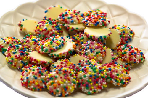 White Chocolate Jewels - Sparkles - Freckles - Sunshine Confectionery